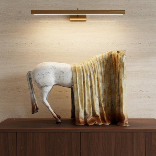 Scultura cavallo moderna - di,