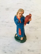 OLD PASTA CRIB FIGURINE WOMAN