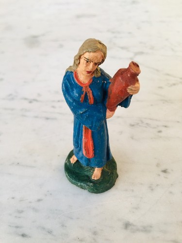 Vecchia statuina presepe - statuina,