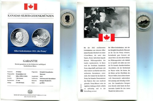 Dollari canada 2012 - 20, argento