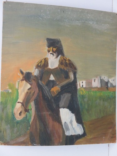 Quadro dipinto mano pastore - a,