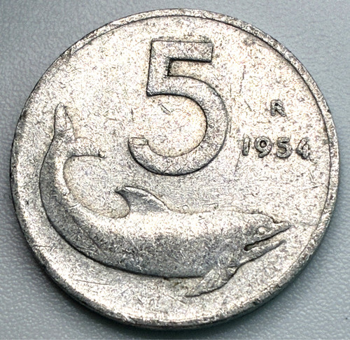 Italy lire 1954 r - lire, 1954-r