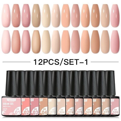 Set smalto gel - gel, 10/12pcs