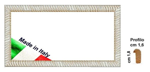 Cornice legno argento a - legno,