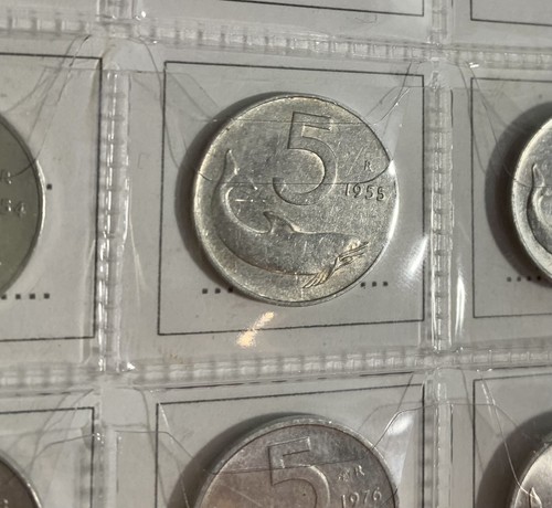 Moneta lire del 1955 - lire,