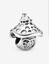 Ciondolo Fungo e Rana Argento 925