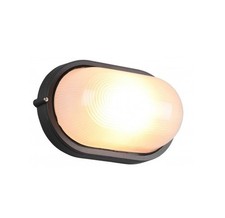 ALANO PLAFONIERA OVALE NERO L