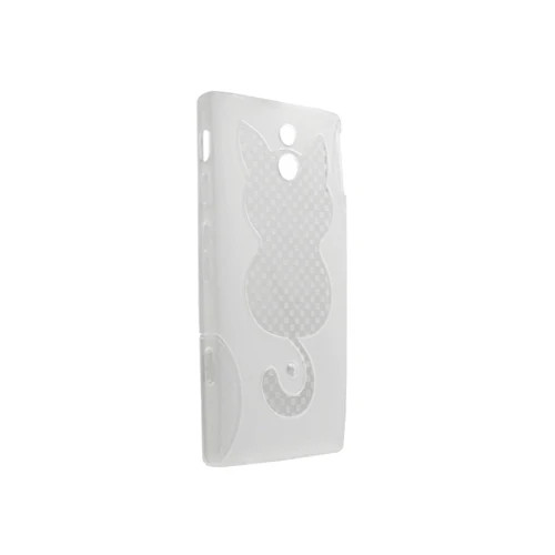 Custodia silicone per sony - in,