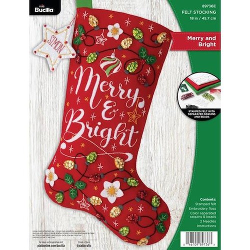 Bucilla kit calza - bucilla, natalizia