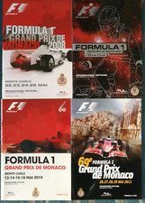 FORMULA F1 MONTECARLO GRAND PRIX 4 PROGRAMMI UFFICIALI AUTOMOBILE CLUB MONACO
