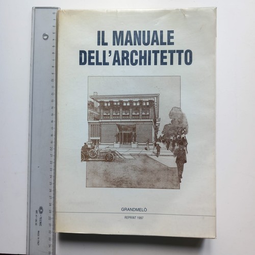 Manuale dell architetto - manuale, dell'architetto