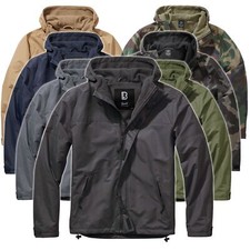 Giacca a vento uomo Brandit zip frontale autunno inverno outdoor giacca antipioggia S-7XL