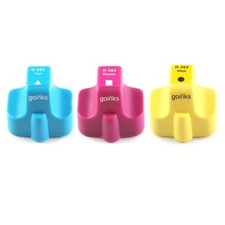 3 C/M/Y Cartucce d'inchiostro per HP Photosmart 8200 C5170 C6180 C6280 C7280