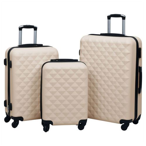 Set bagagli oro abs - oro, trolley
