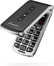 Telefono Cellulare per Anziani con Tasti Grandi, GSM Flip Telefoni Cellulari per