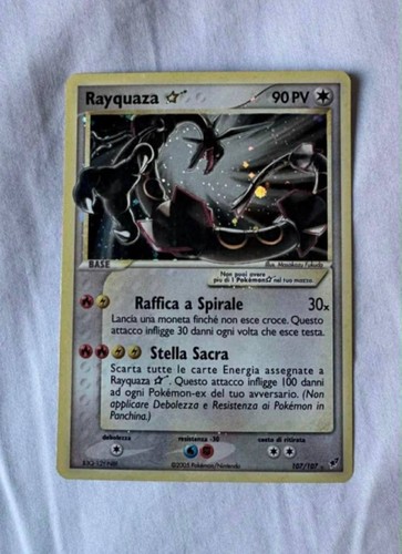 Rayquaza gold star - rayquaza,