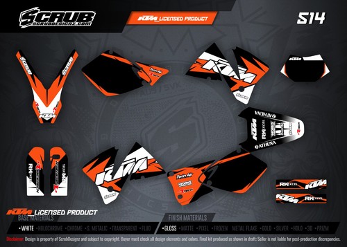 Kit grafica ktm exc 2001 - ktm,