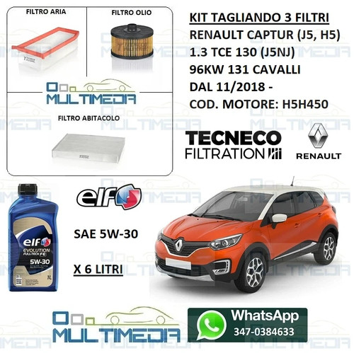 Kit tagliando filtri olio - kit, e