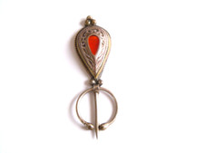 Antico spilla anello argento - spilla,