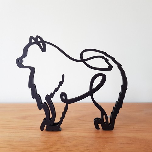 Statua minimalista cane