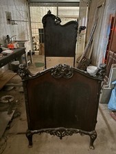 Letto matrimoniale antico in