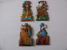 figurine PLASTECO  formaggino MIO  Serie  "Gli ANTENATI di PIPPO "  8  pezzi