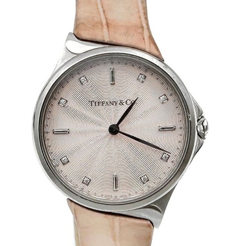 Tiffany diamond watch - co,