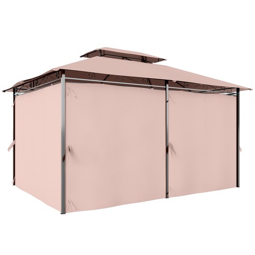 Outsunny gazebo 4x3m con - 4x3m,