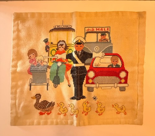 Copricuscino vintage fatto - , a