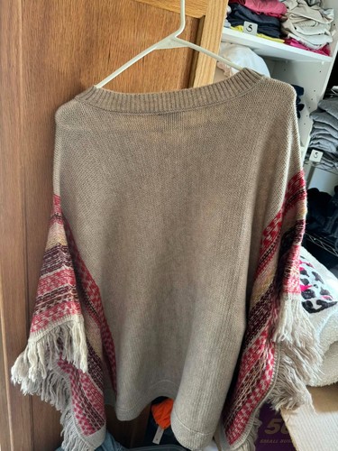 Mantella maglione poncho donna - mantella,