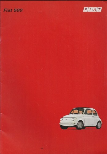 Fiat 500 libretto catalogo - 500,
