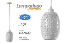 LAMPADARIO SOSPESO IN METALLO
