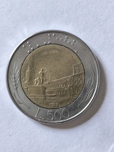 500 lire 1983 palazzo - 500,