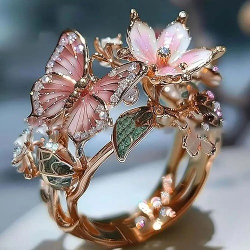 Anello farfalla moda - farfalla,