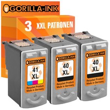 3 cartucce XL per Canon PG-40 & CL-41 Pixma MP 150 MP 160 MP 170 MP 180 MP 190