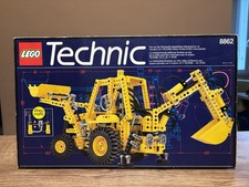 Lego Technic 8862 backhoe grader ruspa scavatore