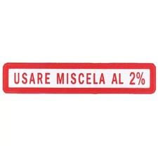 TARGHETTA ADESIVO "USARE