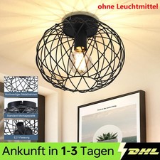 Plafoniera nera vintage