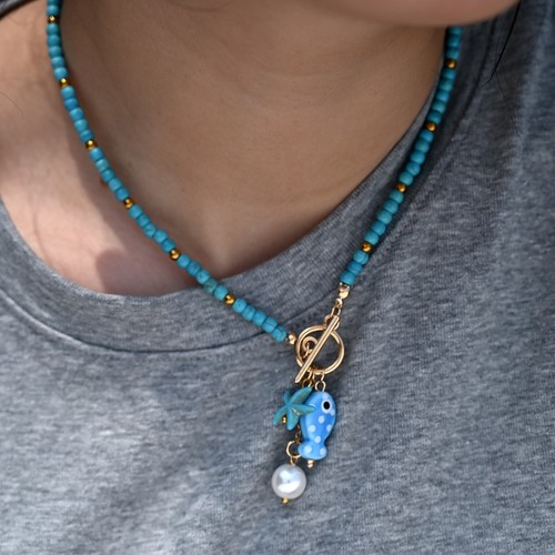Collana boho perline colorate - boho,