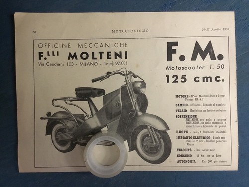 Rara pubblicità scooter - pubblicità, 125