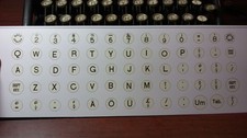 Key inlay replica for antique