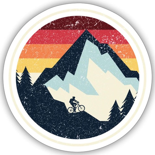 Adesivo sticker mountain bike