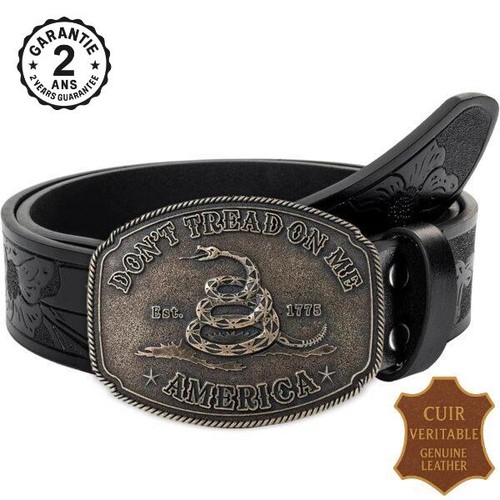 Ceinture cuir véritable homme - véritable,