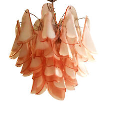 Lampadario Lampadario incasso stile Mazzega vetro di Murano Sputnik colore raro