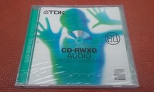 RARE TDK CD-RWXG 80 AUDIO* 80