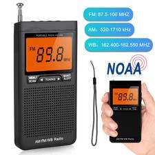 Pocket AM FM Radio Auto-Search