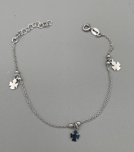 Bracciale argento con tre - argento,