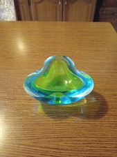 Posacenere vetro sommerso  era  Favio Poli Seguso murano vintage