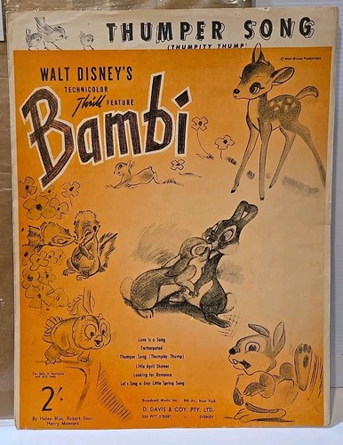 Disney bambi 1942 - disney's,