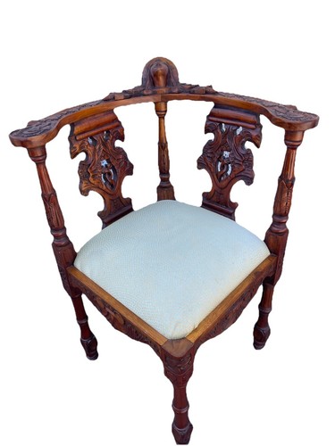 Antica sedia angolare legno - angolare, in
